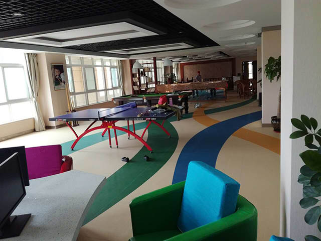 An activity room