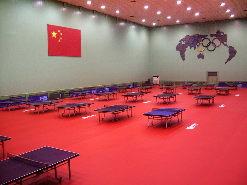 National table tennis base