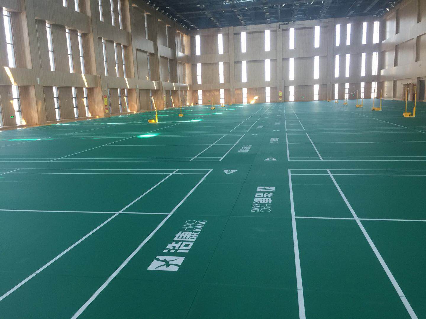 Haokang H7 badminton floor waiting for you at Tianjin University of Science and Technology