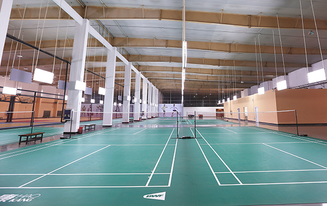 Strong and strong | Haokang sports floor settled in Yingneng Sports