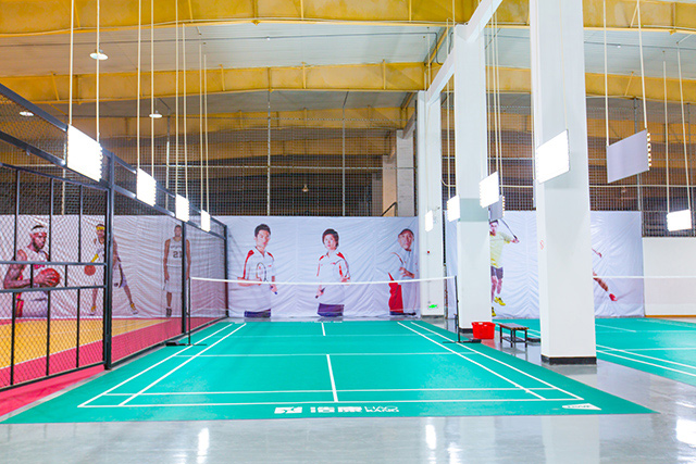 Strong and strong | Haokang sports floor settled in Yingneng Sports