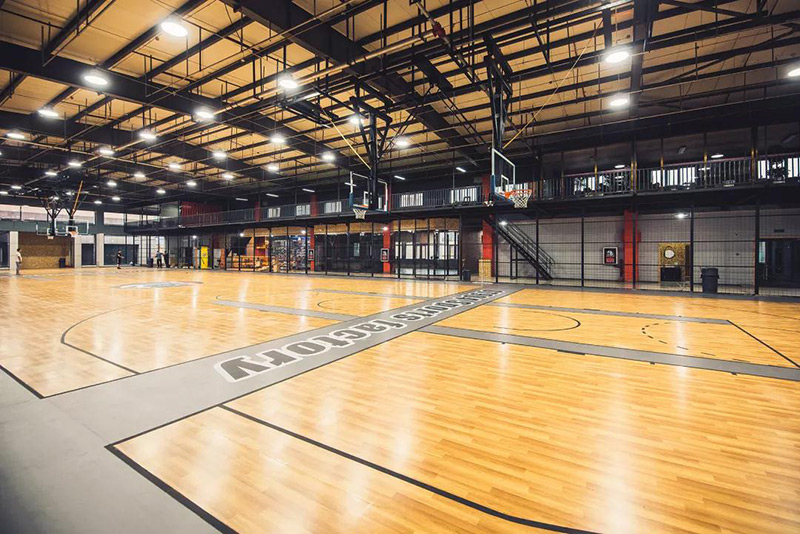 What is the most popular basketball court?