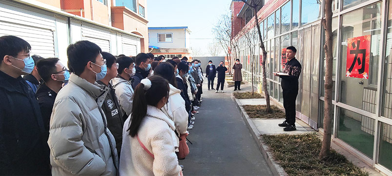 Warmly welcome teachers and students from Hebei University of Science and Technology to visit and study in Haokang Company!